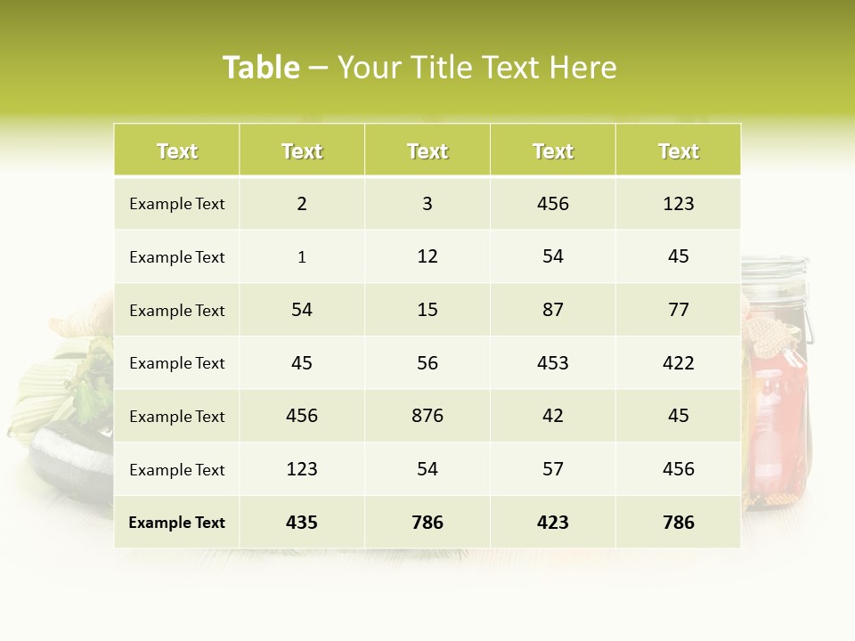 Shopping Marinated Carrot PowerPoint Template