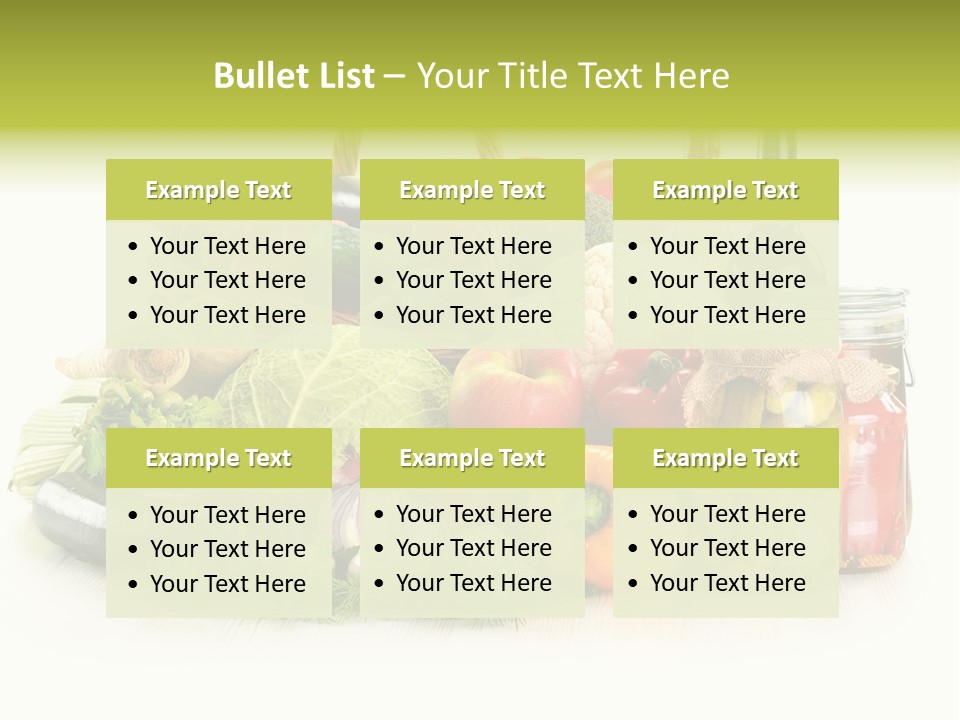 Shopping Marinated Carrot PowerPoint Template