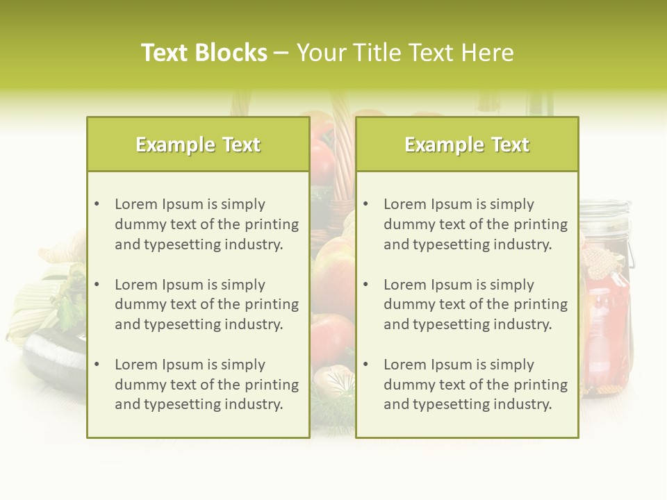 Shopping Marinated Carrot PowerPoint Template