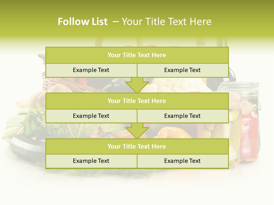 Shopping Marinated Carrot PowerPoint Template