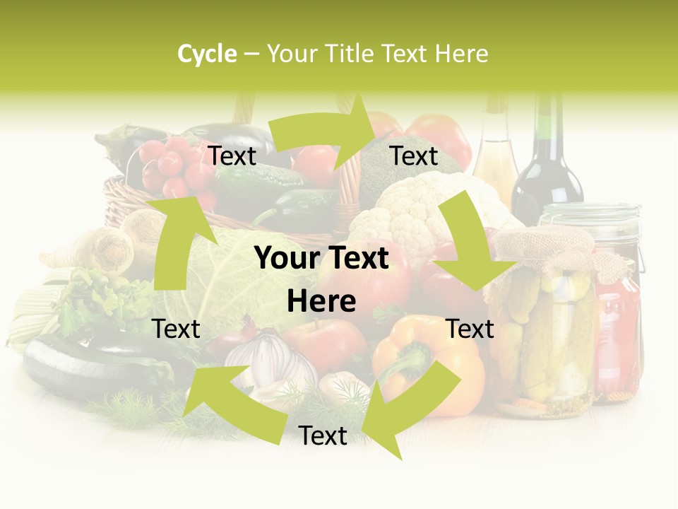 Shopping Marinated Carrot PowerPoint Template