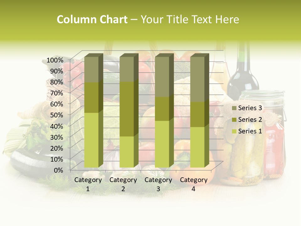 Shopping Marinated Carrot PowerPoint Template