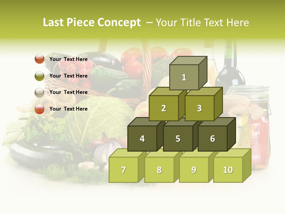 Shopping Marinated Carrot PowerPoint Template