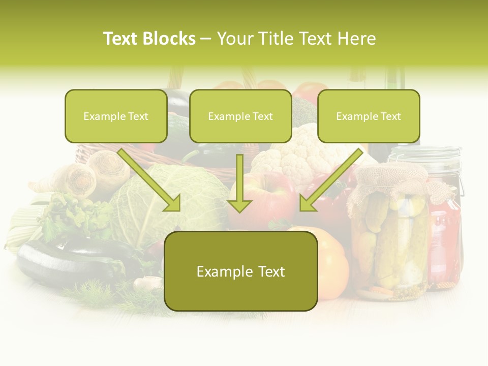 Shopping Marinated Carrot PowerPoint Template