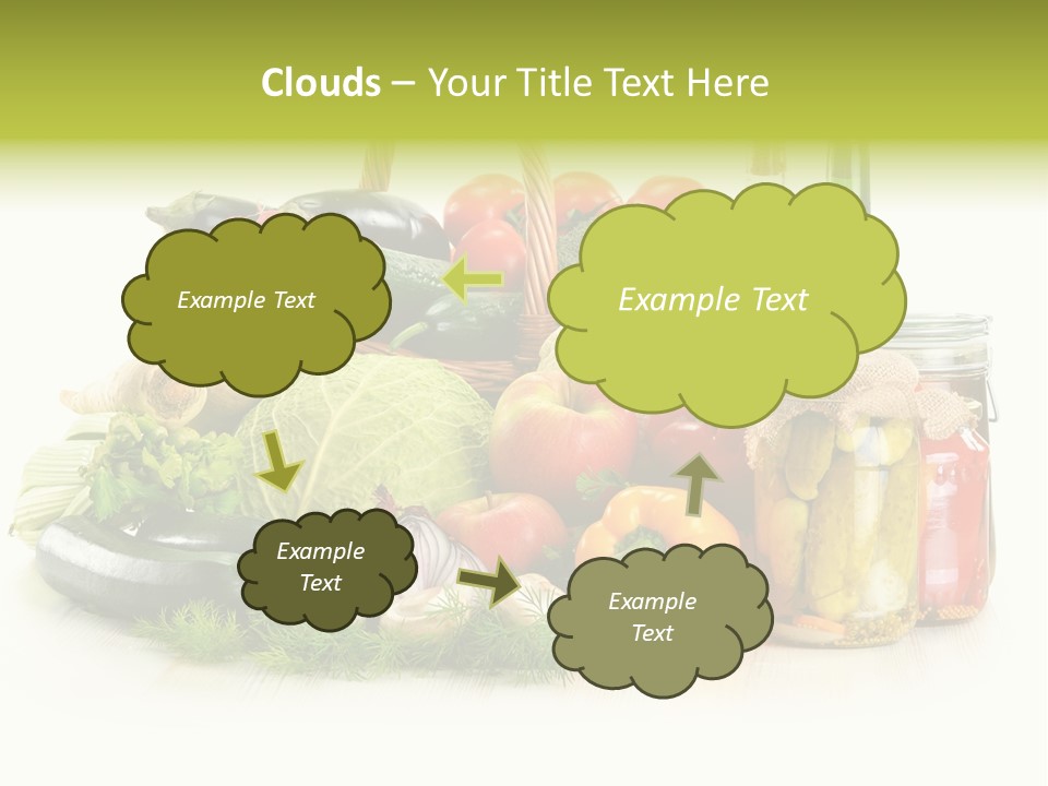 Shopping Marinated Carrot PowerPoint Template