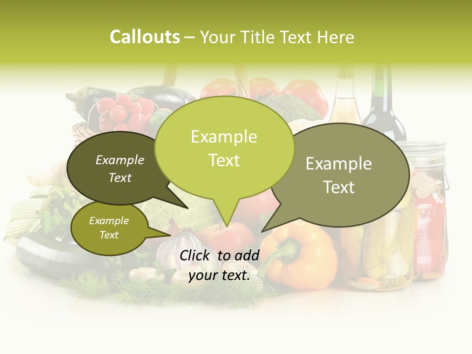 Shopping Marinated Carrot PowerPoint Template