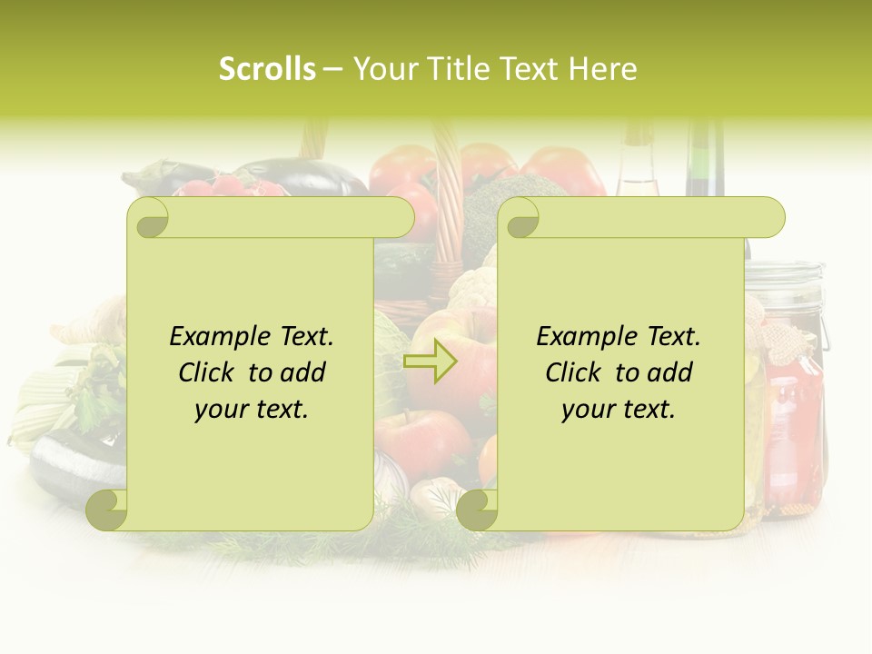 Shopping Marinated Carrot PowerPoint Template