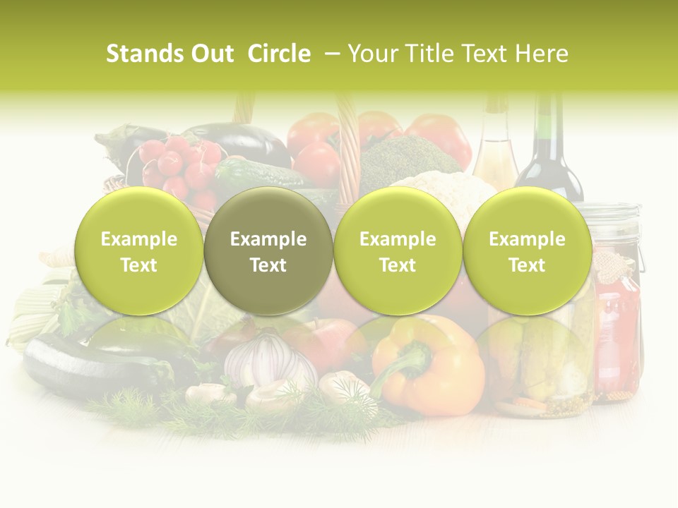 Shopping Marinated Carrot PowerPoint Template