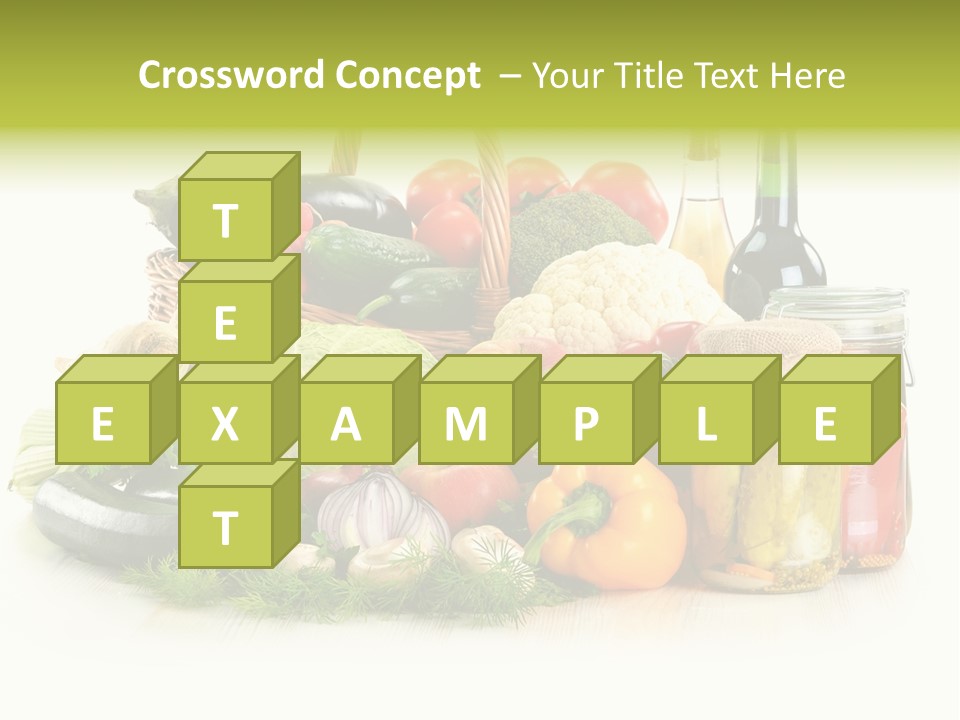 Shopping Marinated Carrot PowerPoint Template