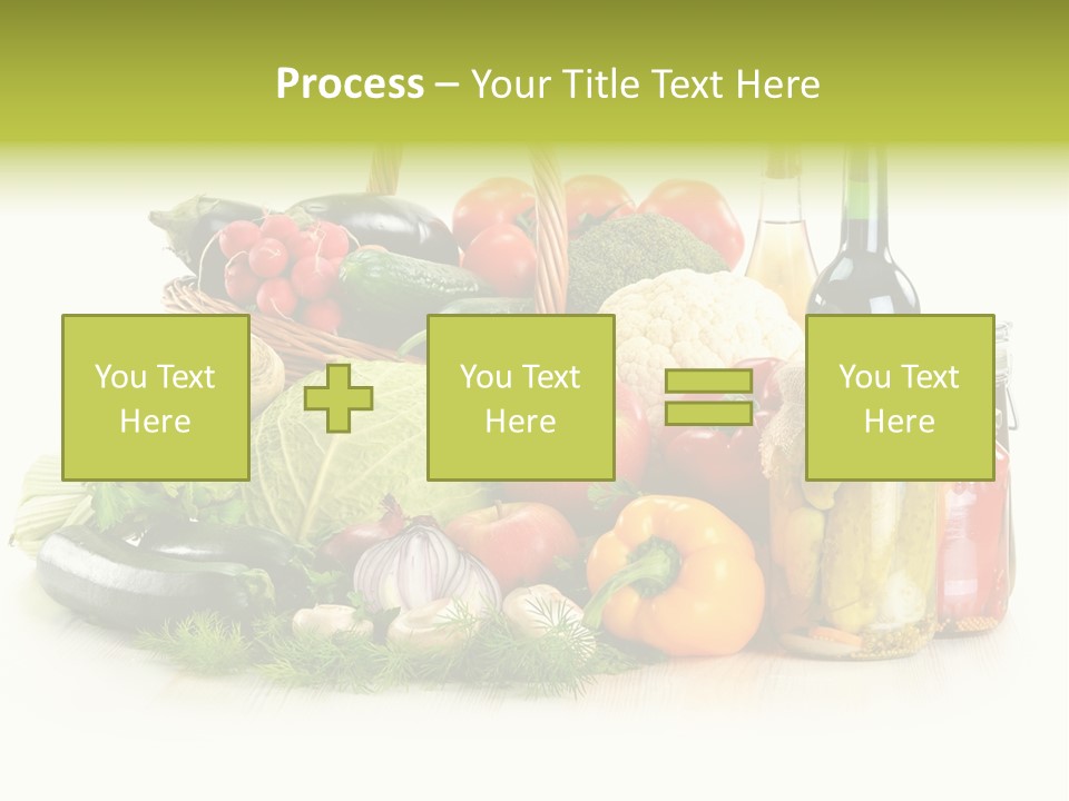 Shopping Marinated Carrot PowerPoint Template
