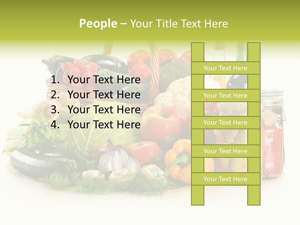 Shopping Marinated Carrot PowerPoint Template