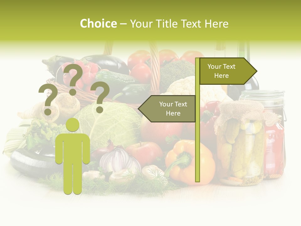 Shopping Marinated Carrot PowerPoint Template