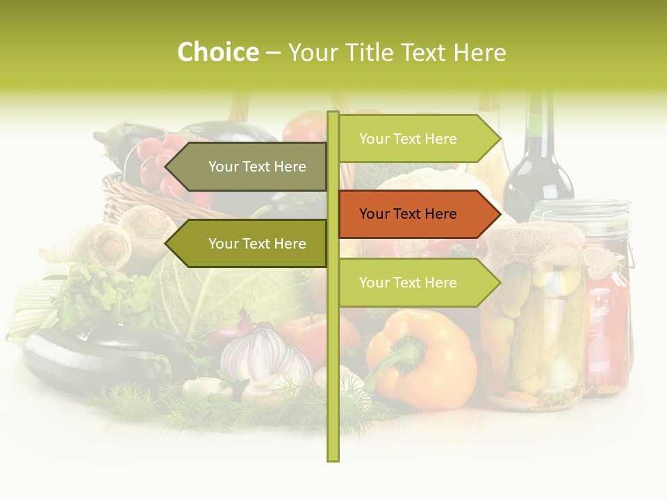 Shopping Marinated Carrot PowerPoint Template