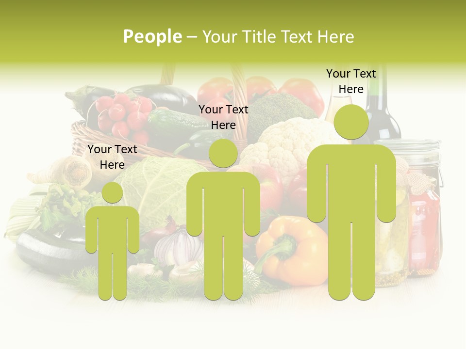 Shopping Marinated Carrot PowerPoint Template