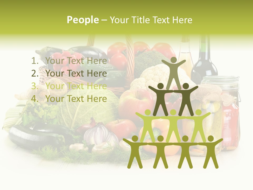 Shopping Marinated Carrot PowerPoint Template