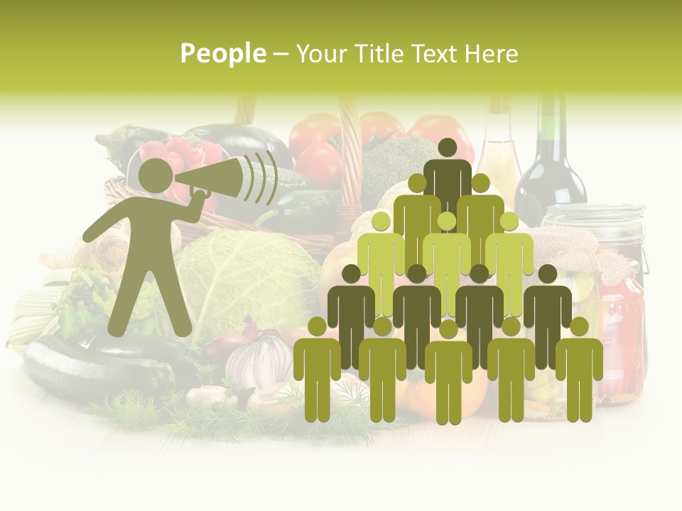 Shopping Marinated Carrot PowerPoint Template