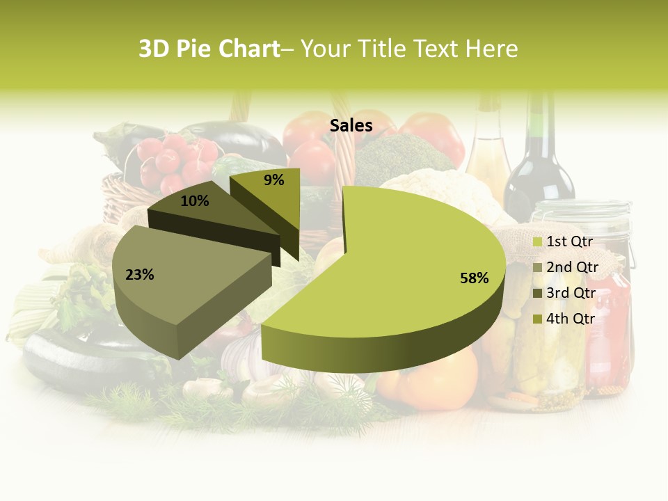 Shopping Marinated Carrot PowerPoint Template