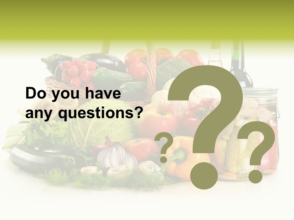 Shopping Marinated Carrot PowerPoint Template