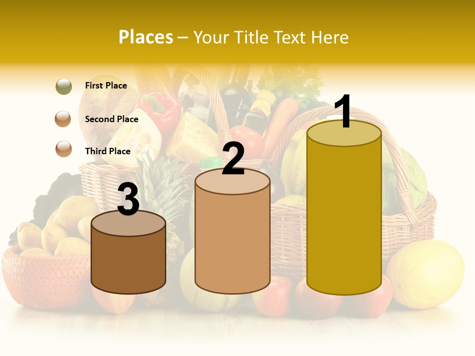 Market Ingredient Vegetable PowerPoint Template