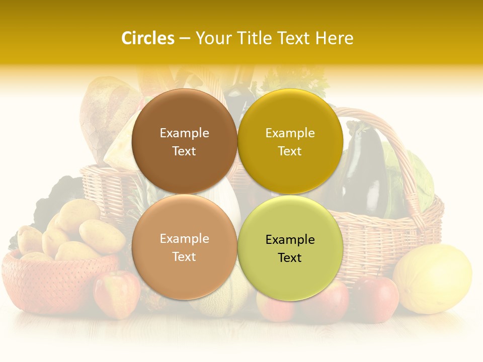 Market Ingredient Vegetable PowerPoint Template