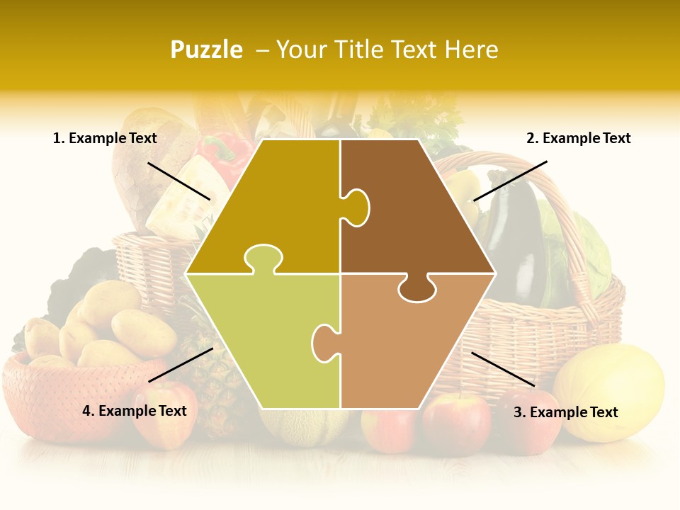 Market Ingredient Vegetable PowerPoint Template