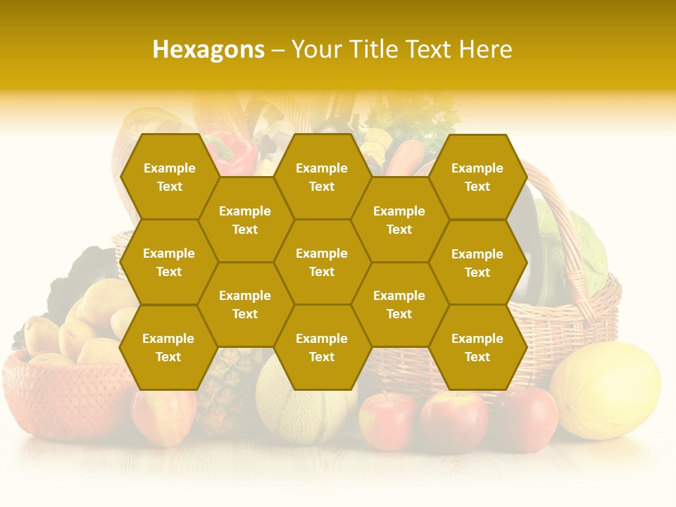 Market Ingredient Vegetable PowerPoint Template