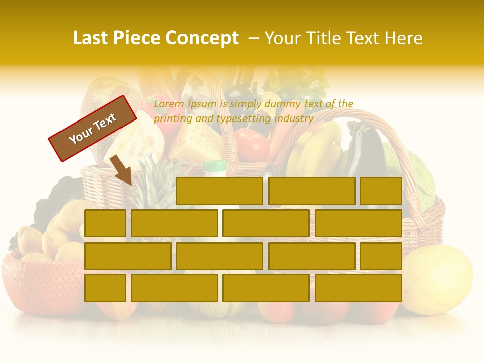 Market Ingredient Vegetable PowerPoint Template