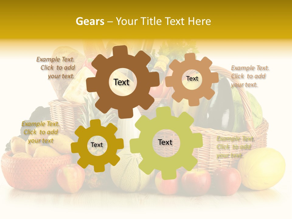 Market Ingredient Vegetable PowerPoint Template