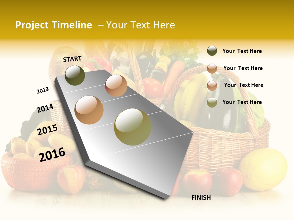 Market Ingredient Vegetable PowerPoint Template