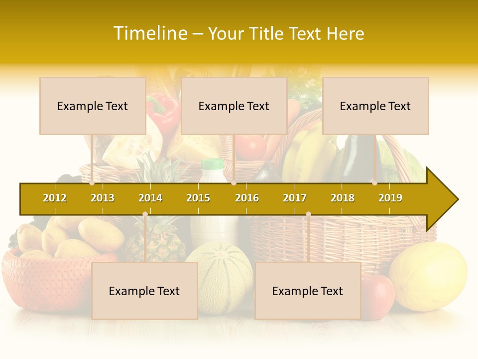 Market Ingredient Vegetable PowerPoint Template