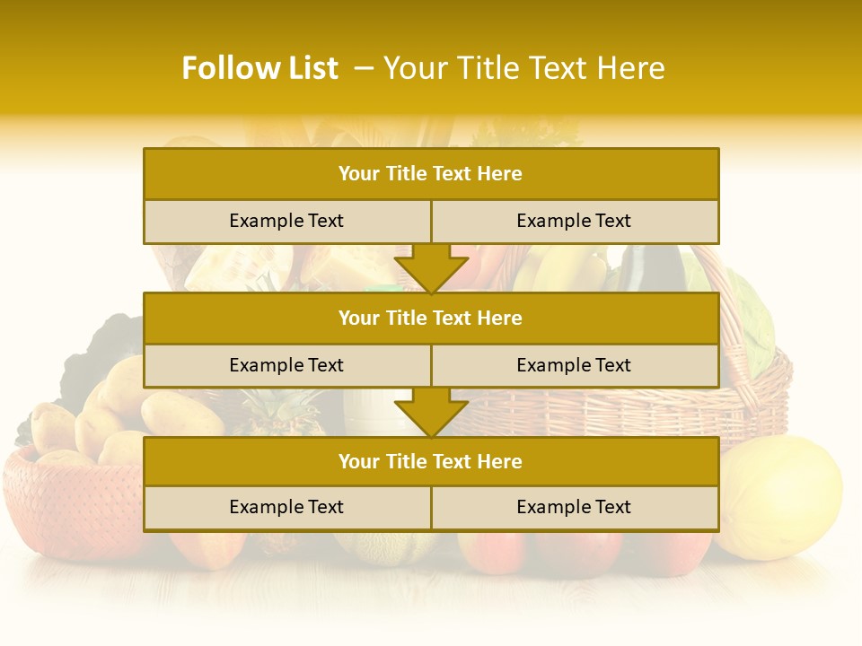 Market Ingredient Vegetable PowerPoint Template