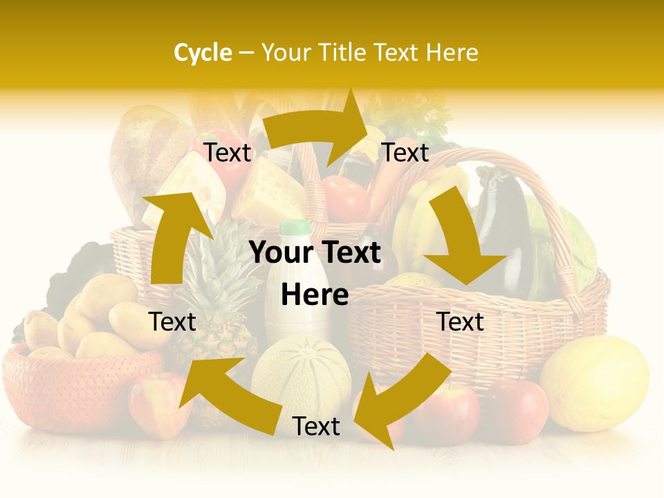 Market Ingredient Vegetable PowerPoint Template