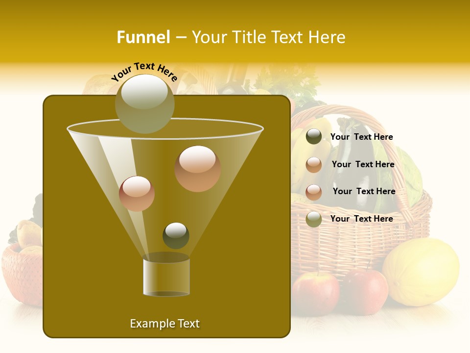 Market Ingredient Vegetable PowerPoint Template