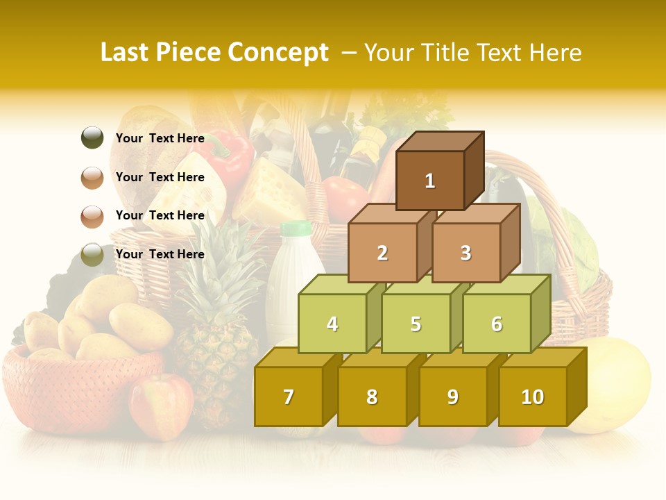 Market Ingredient Vegetable PowerPoint Template