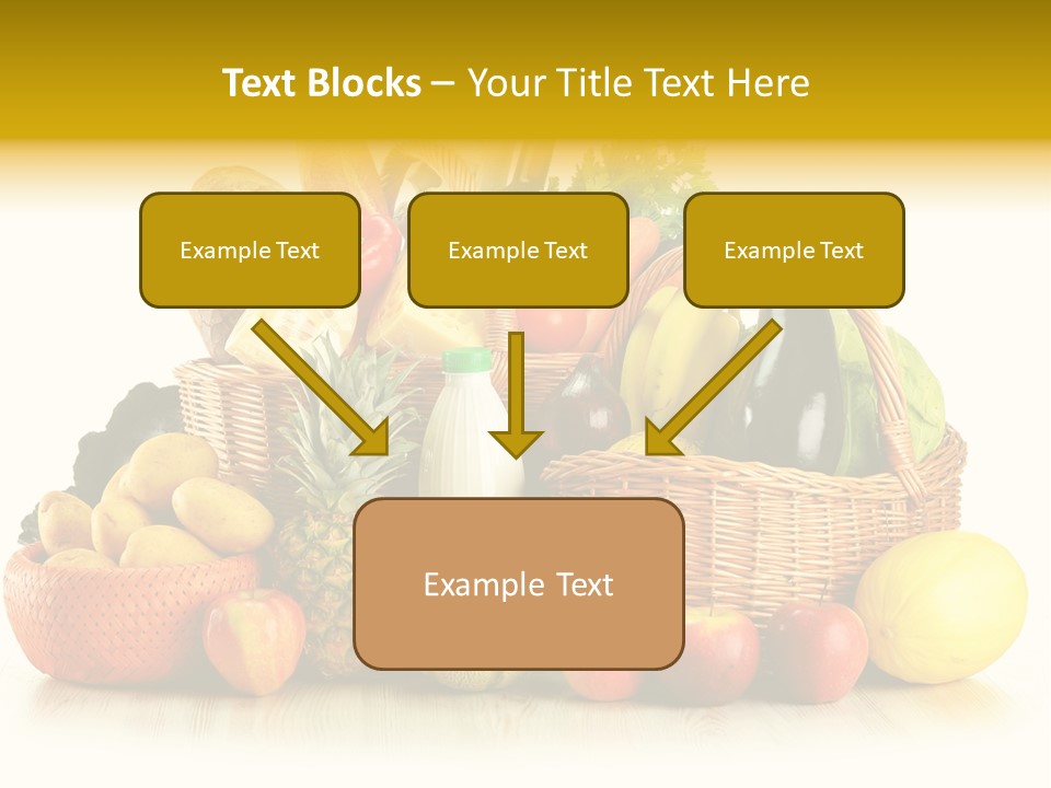 Market Ingredient Vegetable PowerPoint Template