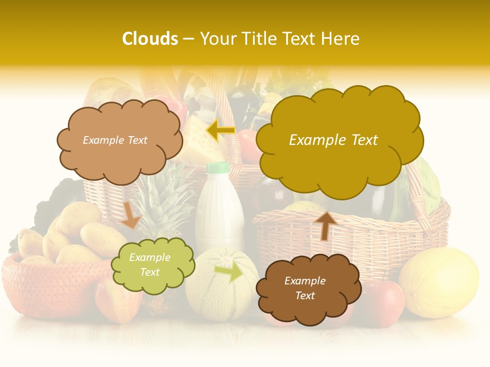 Market Ingredient Vegetable PowerPoint Template