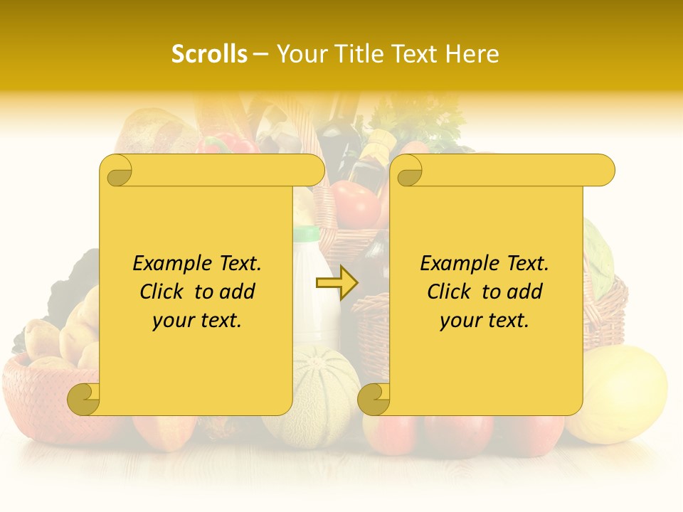 Market Ingredient Vegetable PowerPoint Template