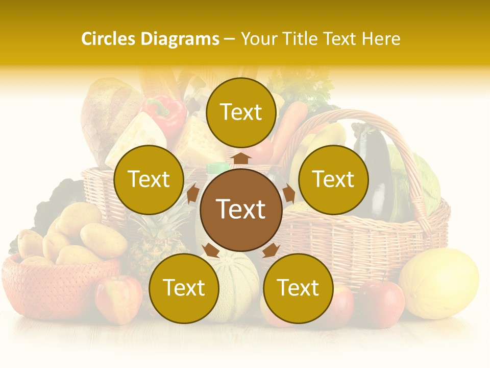 Market Ingredient Vegetable PowerPoint Template