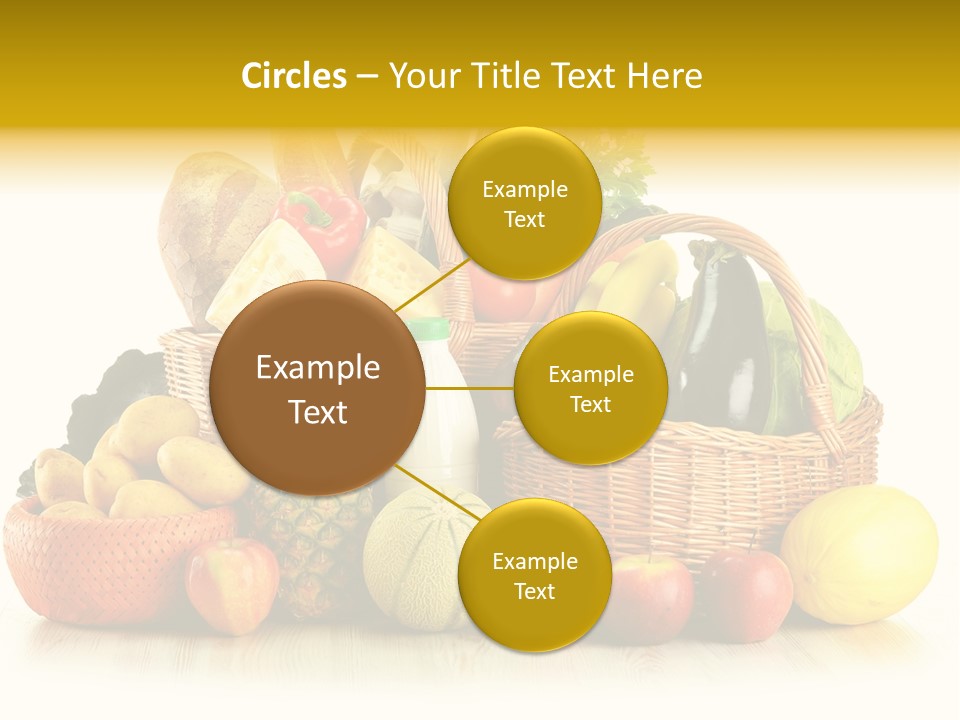 Market Ingredient Vegetable PowerPoint Template