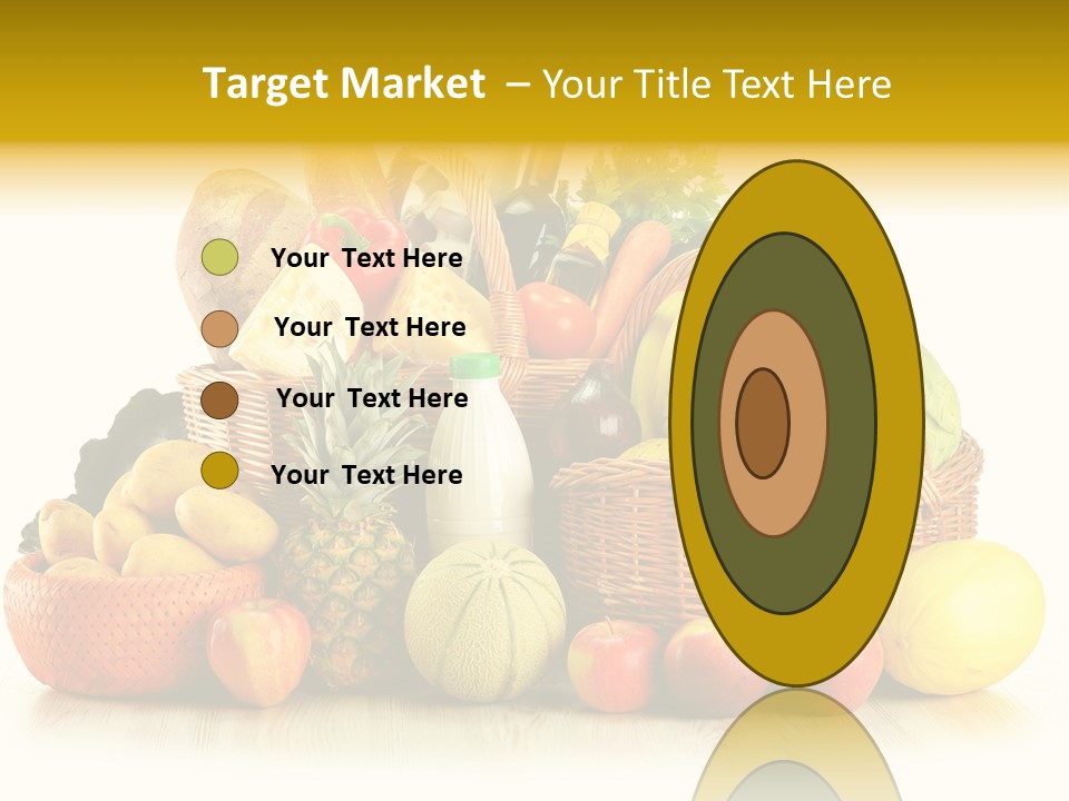 Market Ingredient Vegetable PowerPoint Template