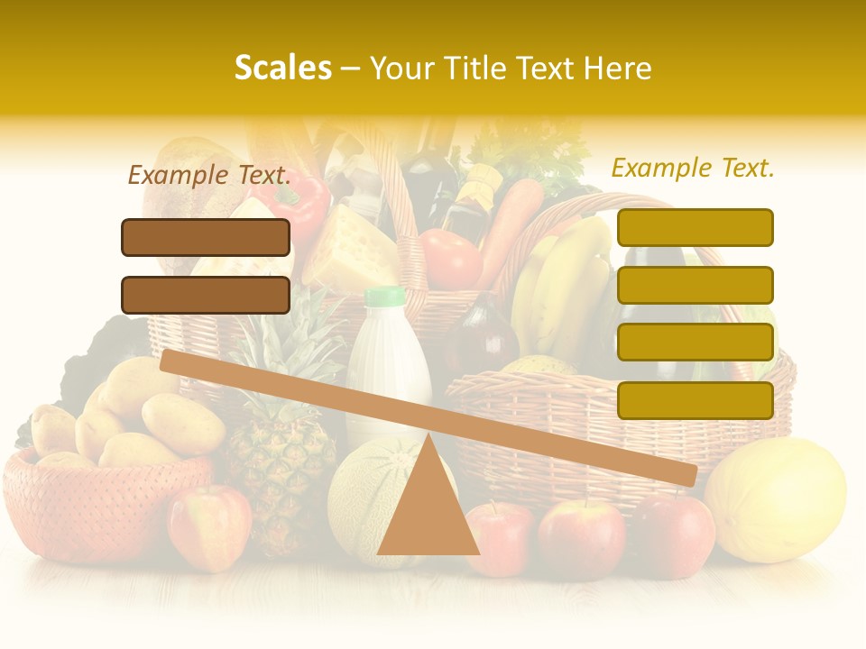 Market Ingredient Vegetable PowerPoint Template