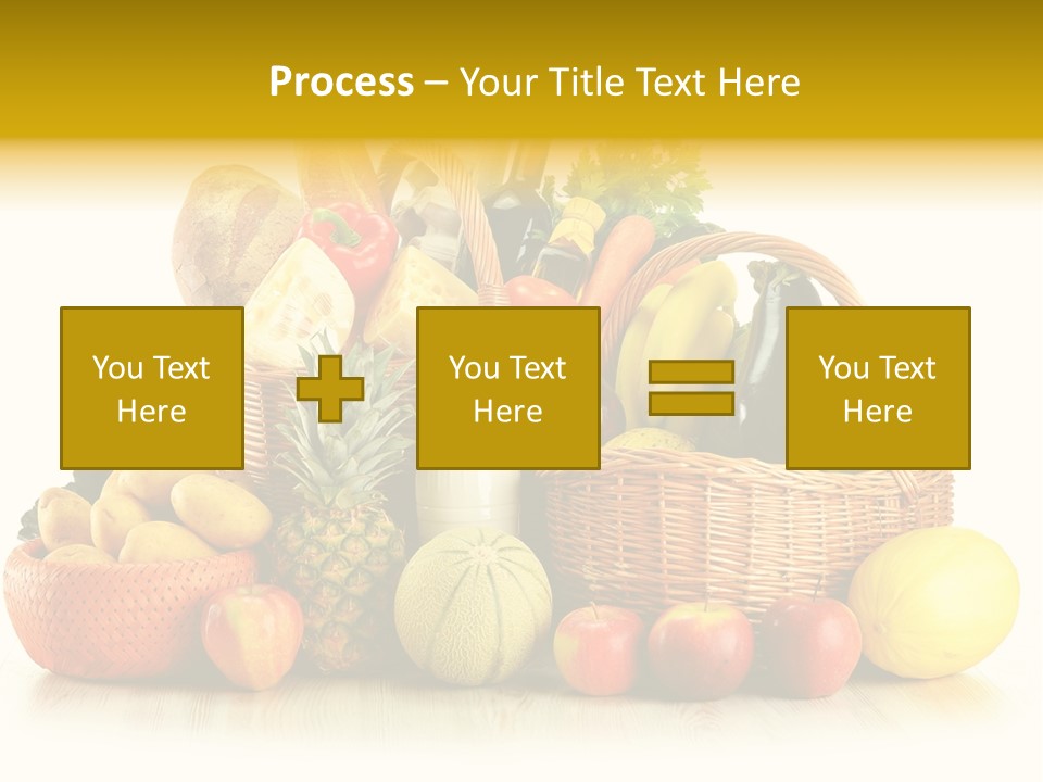 Market Ingredient Vegetable PowerPoint Template