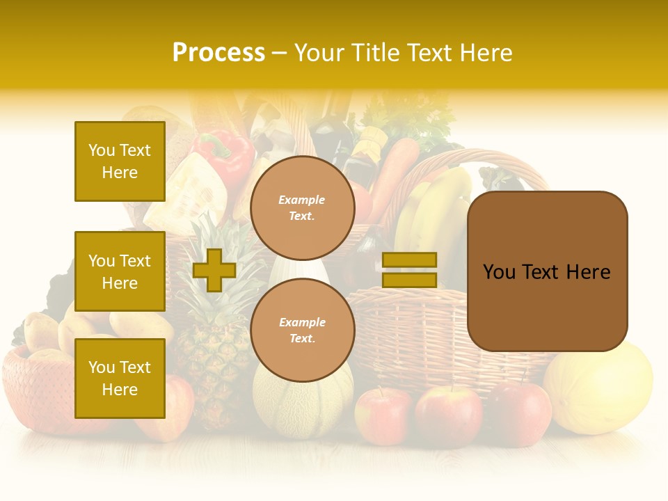 Market Ingredient Vegetable PowerPoint Template