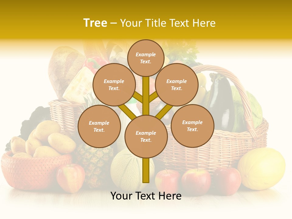 Market Ingredient Vegetable PowerPoint Template