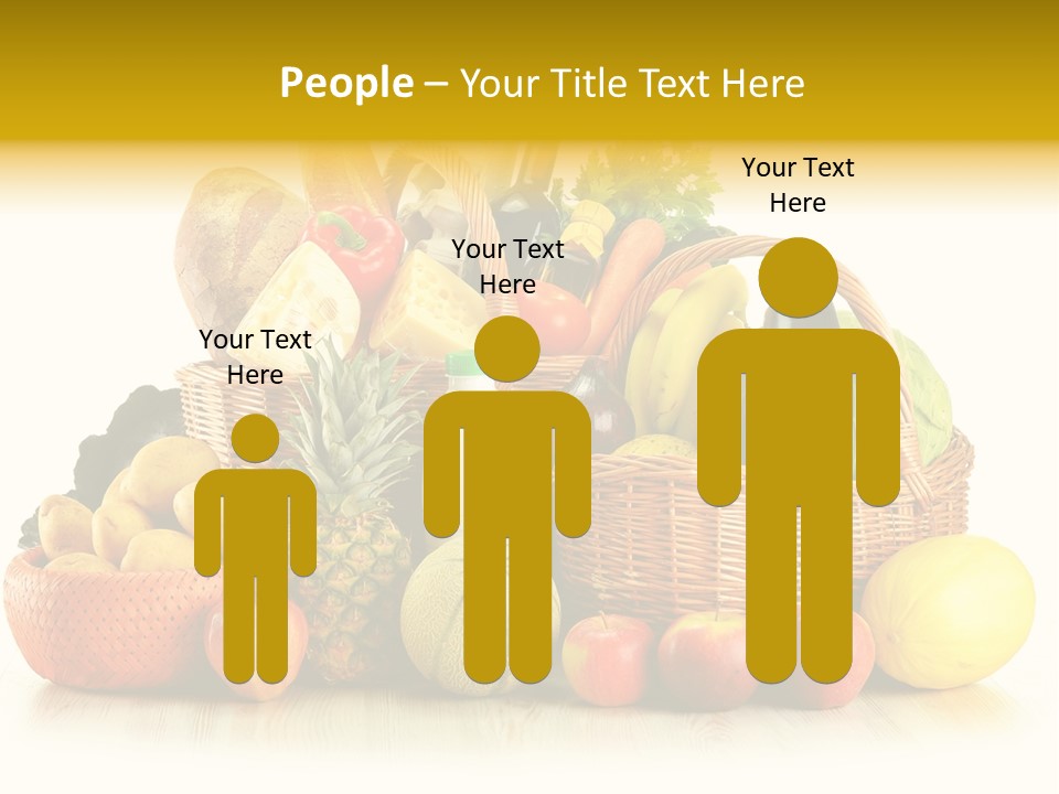 Market Ingredient Vegetable PowerPoint Template