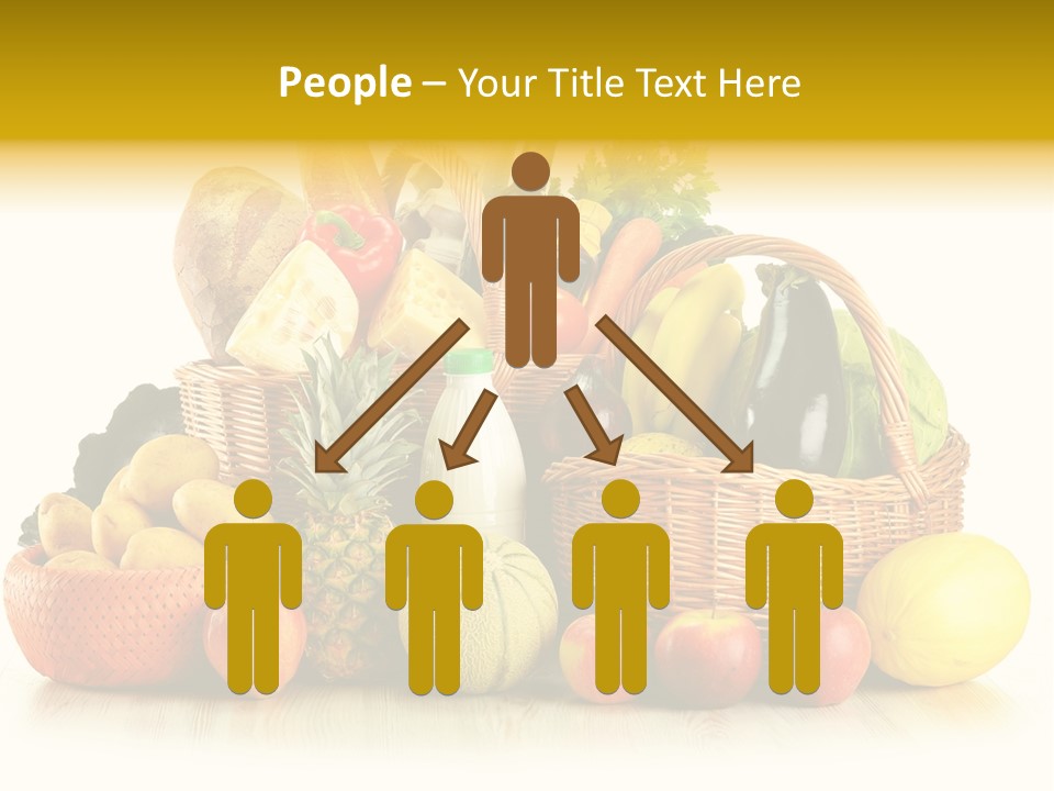 Market Ingredient Vegetable PowerPoint Template