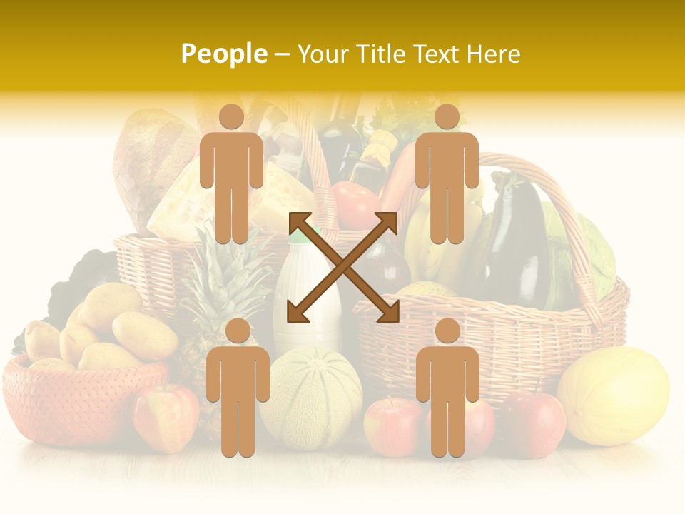 Market Ingredient Vegetable PowerPoint Template