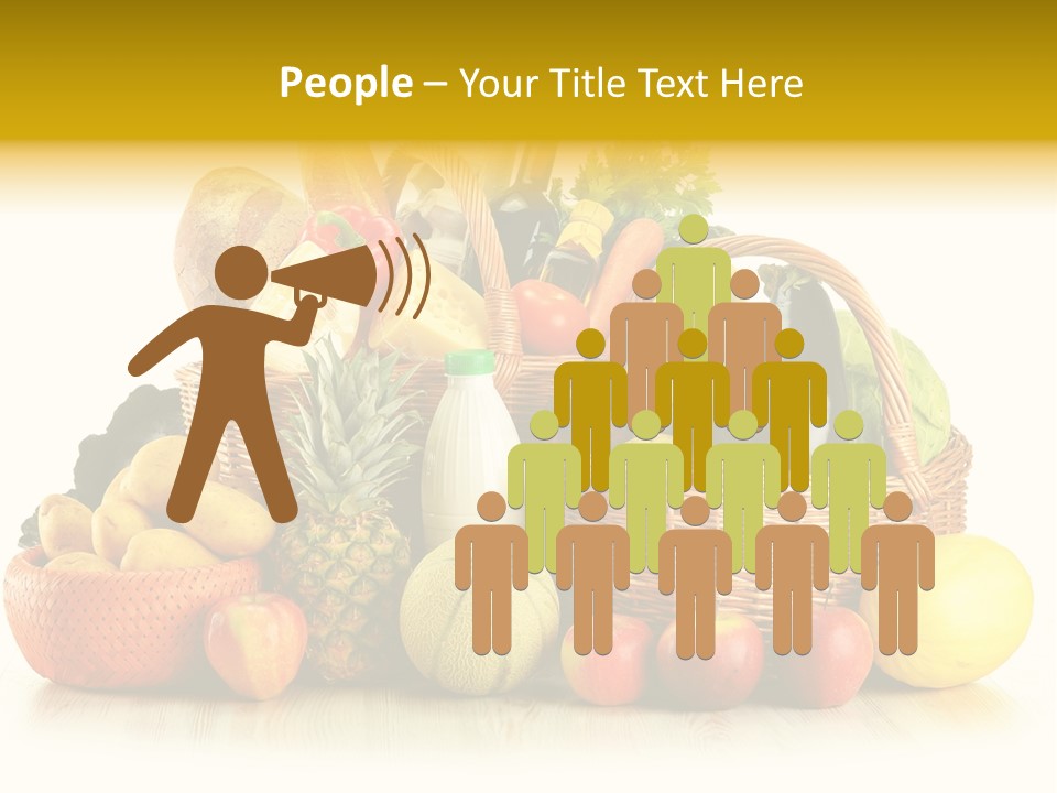 Market Ingredient Vegetable PowerPoint Template