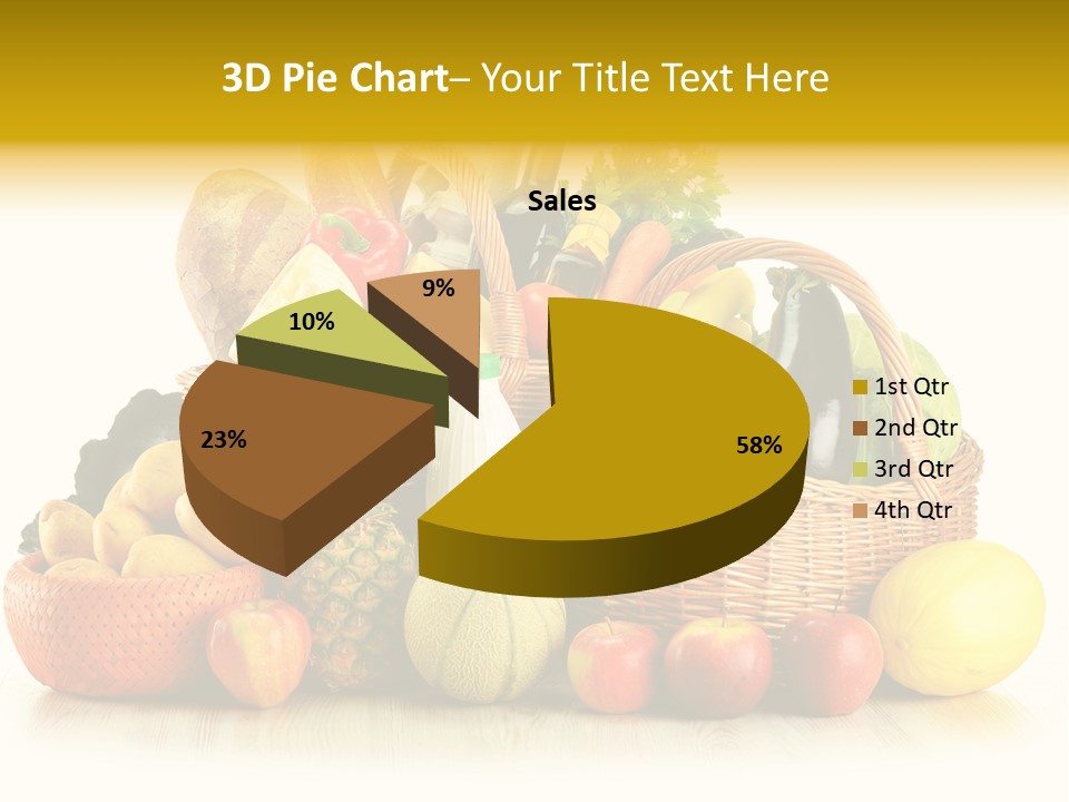Market Ingredient Vegetable PowerPoint Template