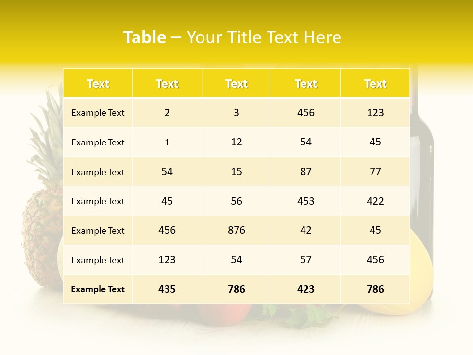 Melon Spice Organic PowerPoint Template